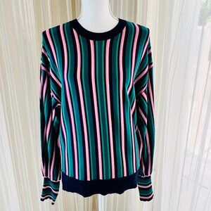 Ted Baker crew neck strip sweater, ted size 3, US size 8